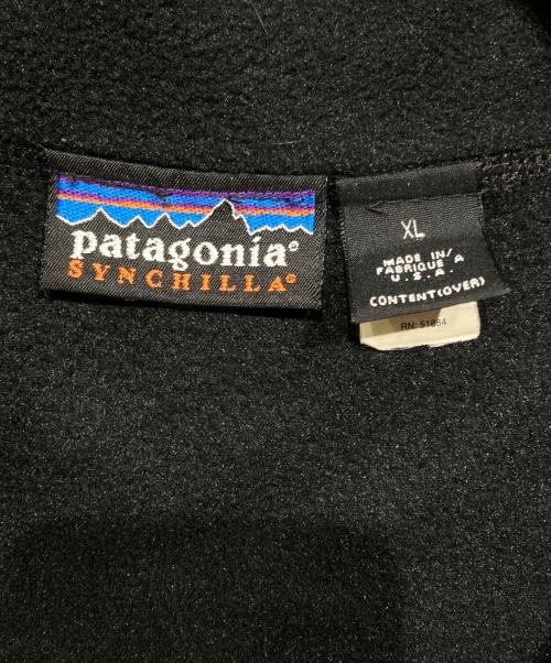 Patagonia（パタゴニア）Patagonia (パタゴニア) シンチラジャケット ブラック サイズ:XLの古着・服飾アイテム
