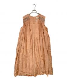 genten（ゲンテン）の古着「コットンレーヨンワンピース」｜ベージュ