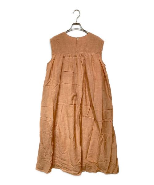 genten（ゲンテン）genten (ゲンテン) コットンレーヨンワンピース ベージュ サイズ:40の古着・服飾アイテム