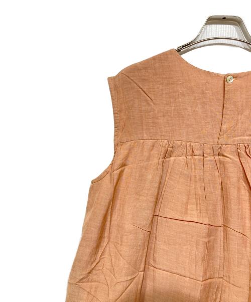 genten（ゲンテン）genten (ゲンテン) コットンレーヨンワンピース ベージュ サイズ:40の古着・服飾アイテム
