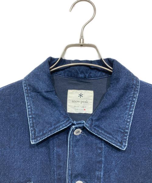 Snow peak（スノーピーク）Snow peak (スノーピーク) オカヤマオックスワークジャケット インディゴ サイズ:Mの古着・服飾アイテム