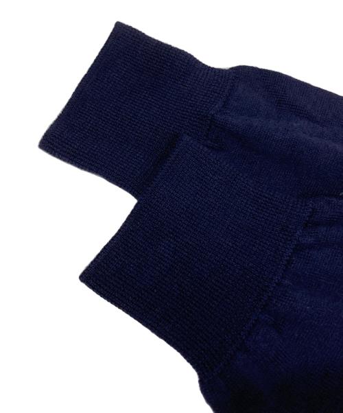 COMME des GARCONS COMME des GARCONS（コムデギャルソン コムデギャルソン）COMME des GARCONS COMME des GARCONS (コムデギャルソン コムデギャルソン) レイヤードデザインウールカーディガン ネイビー サイズ: Sの古着・服飾アイテム