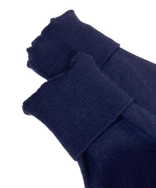 COMME des GARCONS COMME des GARCONS（コムデギャルソン コムデギャルソン）COMME des GARCONS COMME des GARCONS (コムデギャルソン コムデギャルソン) レイヤードデザインウールカーディガン ネイビー サイズ: Sの古着・服飾アイテム