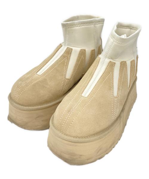 UGG（アグ）UGG (アグ) Classic Mini Dipper Sunwave ベージュ サイズ:23の古着・服飾アイテム