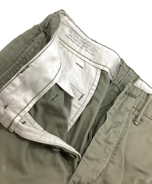 RRL（ダブルアールエル）RRL (ダブルアールエル) Military Officer’s Field Chinoパンツ グリーン サイズ:30の古着・服飾アイテム