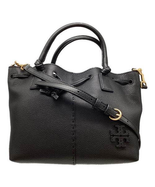 TORY BURCH（トリーバーチ）TORY BURCH (トリーバーチ) 2WAYバッグ ブラックの古着・服飾アイテム