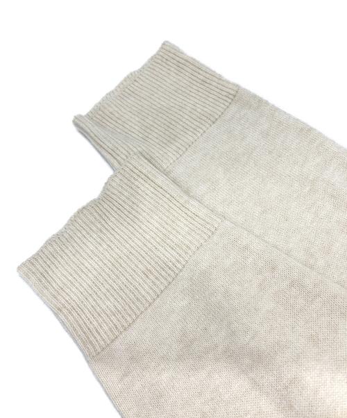 Martin Margiela14（マルタンマルジェラ14）Martin Margiela14 (マルタンマルジェラ14) 4ステッチ Vネックニット ベージュ サイズ:Mの古着・服飾アイテム