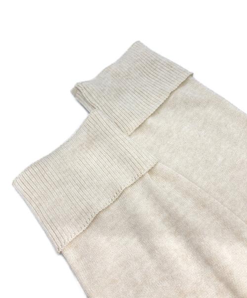 Martin Margiela14（マルタンマルジェラ14）Martin Margiela14 (マルタンマルジェラ14) 4ステッチ Vネックニット ベージュ サイズ:Mの古着・服飾アイテム