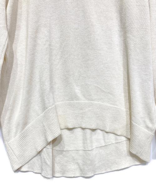 Martin Margiela14（マルタンマルジェラ14）Martin Margiela14 (マルタンマルジェラ14) 4ステッチ Vネックニット ベージュ サイズ:Mの古着・服飾アイテム
