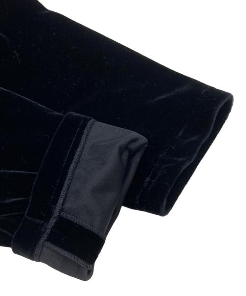 Rene（ルネ）Rene (ルネ) ベルベットジップジャケット ブラック サイズ:36の古着・服飾アイテム