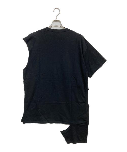 RAF SIMONS（ラフシモンズ）RAF SIMONS (ラフシモンズ) OPEN SIDE T SHIRT ブラック サイズ:Mの古着・服飾アイテム