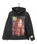 RAF SIMONSラフシモンズ）の古着「Classic Hoodie Christiane&Detlef」｜ブラック