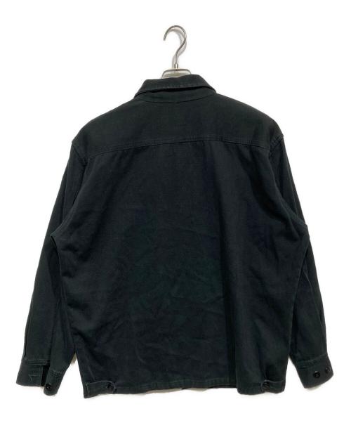 stussy（ステューシー）stussy (ステューシー) マルチポケットワークジャケット ブラック サイズ:Ｍの古着・服飾アイテム