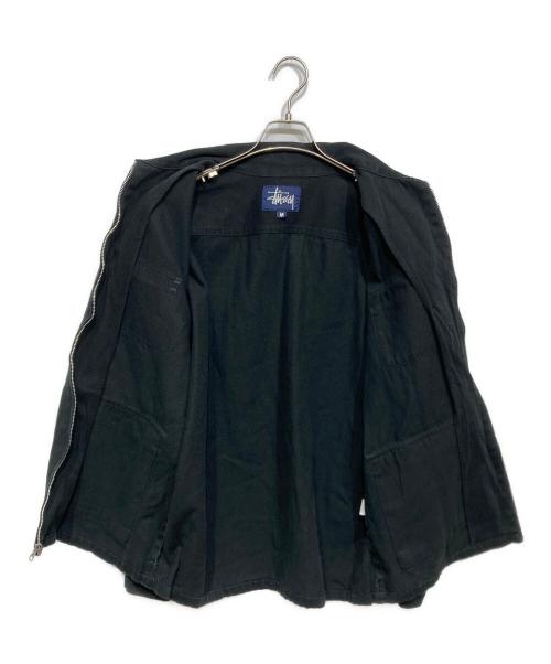 stussy（ステューシー）stussy (ステューシー) マルチポケットワークジャケット ブラック サイズ:Ｍの古着・服飾アイテム
