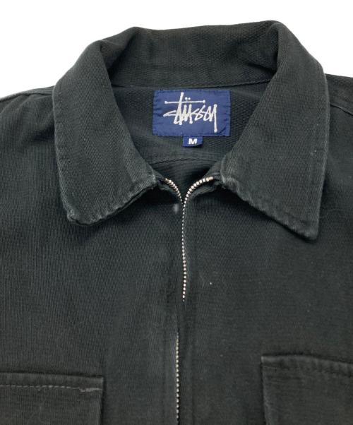 stussy（ステューシー）stussy (ステューシー) マルチポケットワークジャケット ブラック サイズ:Ｍの古着・服飾アイテム