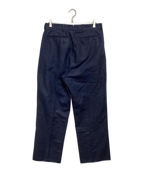 NEAT（ニート）NEAT (ニート) BERNARD ZINS (ベルナール ザンス) 2タックパンツ ネイビー サイズ:42の古着・服飾アイテム