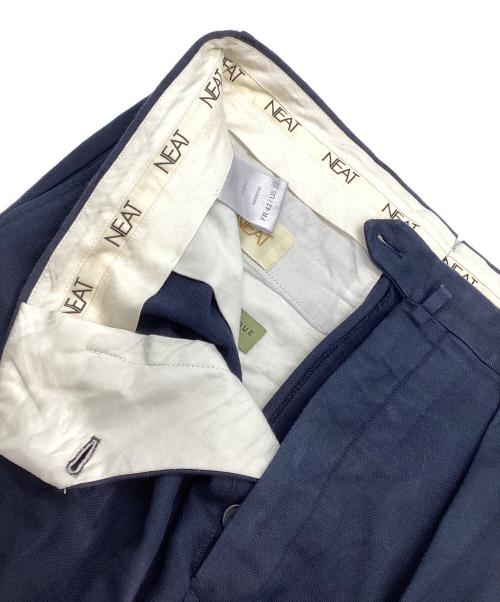 NEAT（ニート）NEAT (ニート) BERNARD ZINS (ベルナール ザンス) 2タックパンツ ネイビー サイズ:42の古着・服飾アイテム