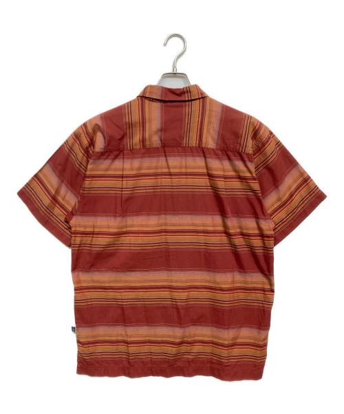 Patagonia（パタゴニア）Patagonia (パタゴニア) RHYTHM SIDEBURN SHIRT レッド サイズ:Mの古着・服飾アイテム
