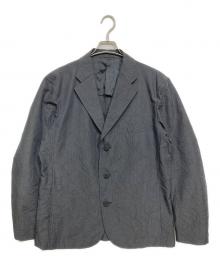 ISSEY MIYAKE MEN（イッセイミヤケメン）の古着「シワ加工テーラードジャケット」｜グレー