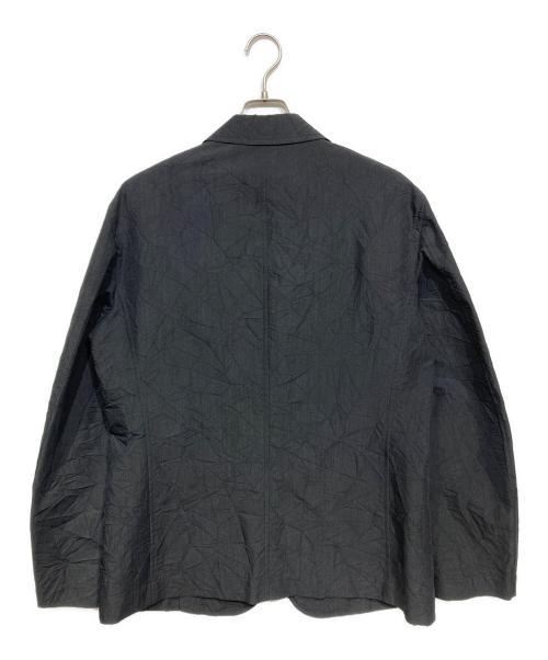 ISSEY MIYAKE MEN（イッセイミヤケメン）ISSEY MIYAKE MEN (イッセイミヤケメン) シワ加工テーラードジャケット グレー サイズ:4の古着・服飾アイテム