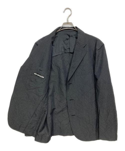ISSEY MIYAKE MEN（イッセイミヤケメン）ISSEY MIYAKE MEN (イッセイミヤケメン) シワ加工テーラードジャケット グレー サイズ:4の古着・服飾アイテム