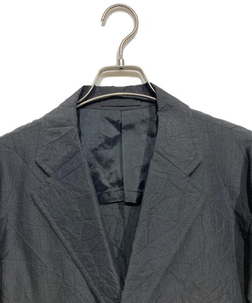ISSEY MIYAKE MEN（イッセイミヤケメン）ISSEY MIYAKE MEN (イッセイミヤケメン) シワ加工テーラードジャケット グレー サイズ:4の古着・服飾アイテム