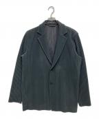 HOMME PLISSE ISSEY MIYAKEオム プリッセ イッセイ ミヤケ）の古着「テーラードプリーツジャケット」｜グレー
