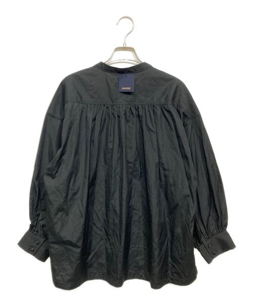 SINME（シンメ）SINME (シンメ) ボリュームシャツ ブラック サイズ:Mの古着・服飾アイテム