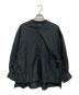 SINME（シンメ）の古着「ボリュームシャツ」｜ブラック