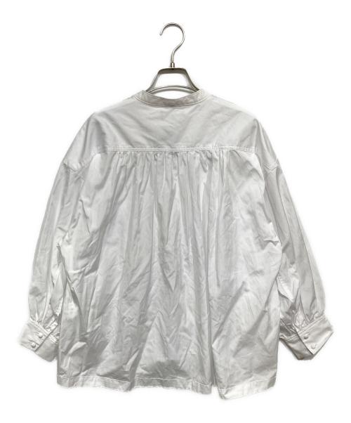 SINME（シンメ）SINME (シンメ) ボリュームシャツ ホワイト サイズ:Mの古着・服飾アイテム