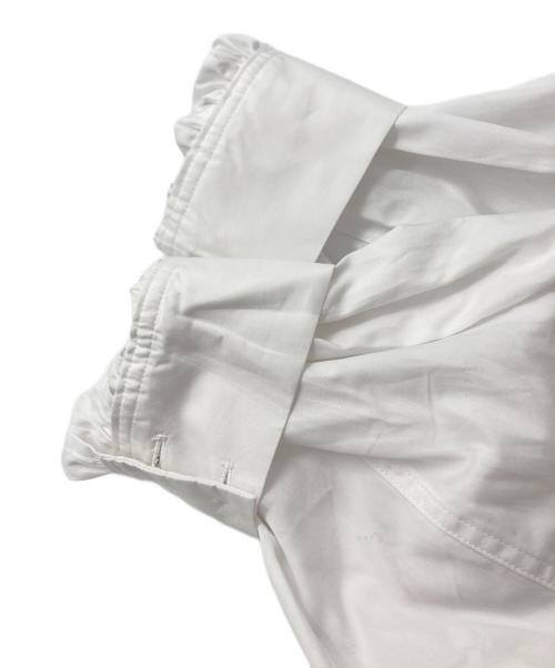 SINME（シンメ）SINME (シンメ) ボリュームシャツ ホワイト サイズ:Mの古着・服飾アイテム