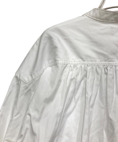 SINME（シンメ）SINME (シンメ) ボリュームシャツ ホワイト サイズ:Mの古着・服飾アイテム