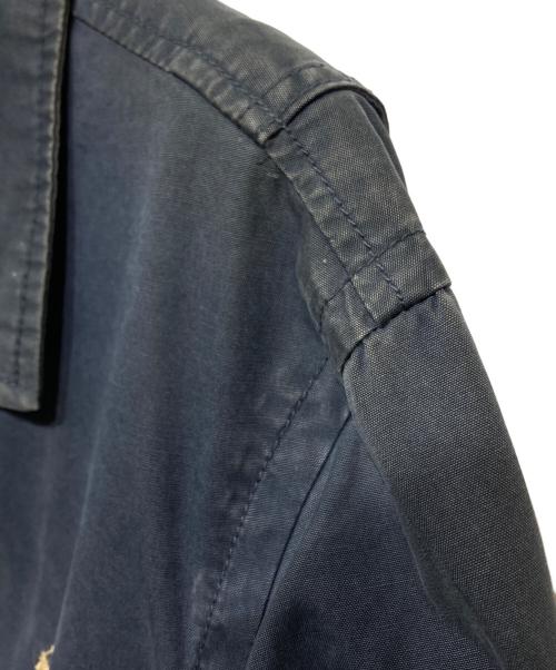 POLO RALPH LAUREN（ポロ・ラルフローレン）POLO RALPH LAUREN (ポロ・ラルフローレン) コットンジップブルゾン ネイビー サイズ:Lの古着・服飾アイテム
