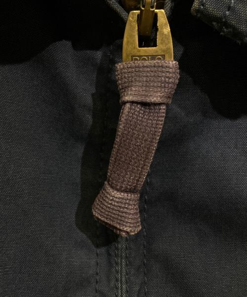 POLO RALPH LAUREN（ポロ・ラルフローレン）POLO RALPH LAUREN (ポロ・ラルフローレン) コットンジップブルゾン ネイビー サイズ:Lの古着・服飾アイテム