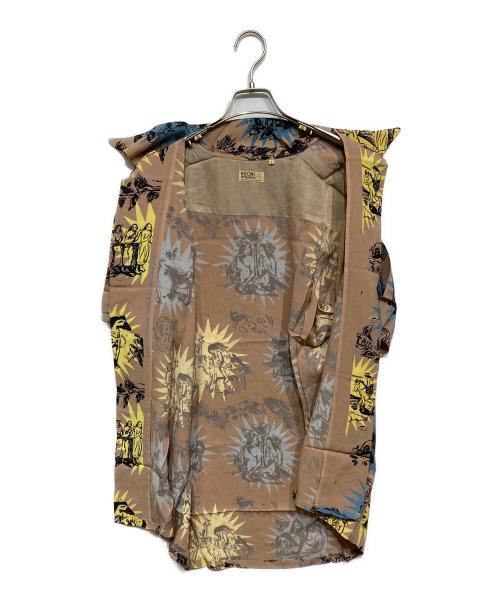 KEONI OF HAWAII（ケオニオブハワイ）KEONI OF HAWAII (ケオニオブハワイ) アロハシャツ ベージュ サイズ:Lの古着・服飾アイテム