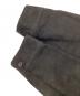 中古・古着 ISSEY MIYAKE (イッセイミヤケ) 比翼 カウレザージャケット ブラック サイズ:2：25000円