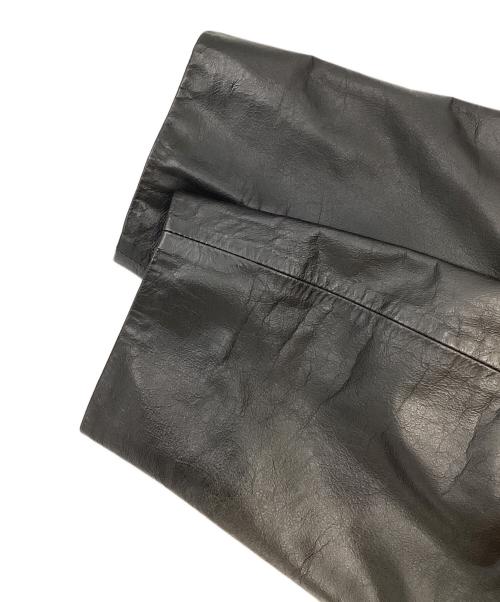 ISSEY MIYAKE MEN（イッセイミヤケメン）ISSEY MIYAKE MEN (イッセイミヤケメン) レザー3Bジャケット ブラック サイズ:2の古着・服飾アイテム