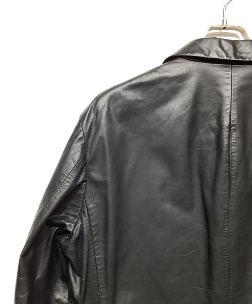 ISSEY MIYAKE MEN（イッセイミヤケメン）ISSEY MIYAKE MEN (イッセイミヤケメン) レザー3Bジャケット ブラック サイズ:2の古着・服飾アイテム