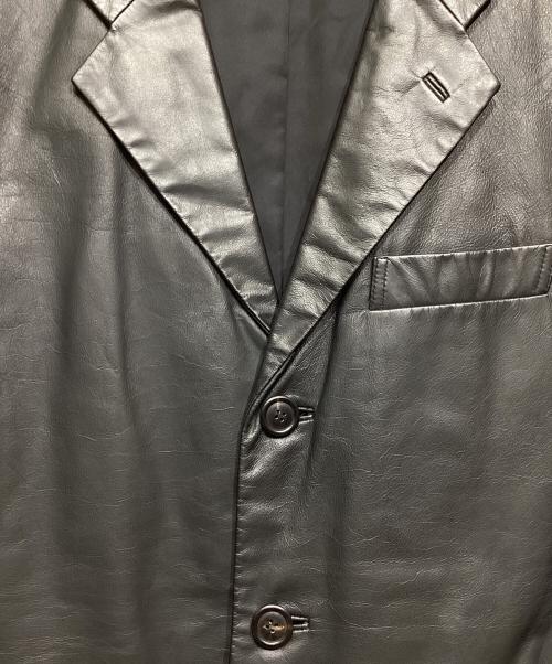 ISSEY MIYAKE MEN（イッセイミヤケメン）ISSEY MIYAKE MEN (イッセイミヤケメン) レザー3Bジャケット ブラック サイズ:2の古着・服飾アイテム