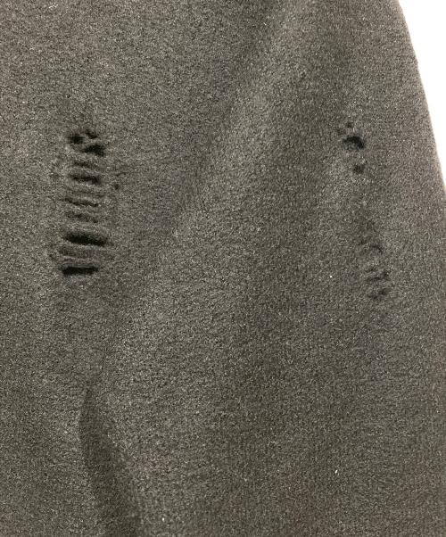 DAIRIKU（ダイリク）DAIRIKU (ダイリク) Fulling Damage Tite Polo Knit ブラック サイズ:Mの古着・服飾アイテム