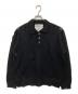 DAIRIKU（ダイリク）の古着「Fulling Damage Tite Polo Knit」｜ブラック