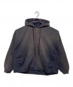 DAIRIKUダイリク）の古着「Water-Proof Vintage Hoodie」｜ブラウン×ネイビー