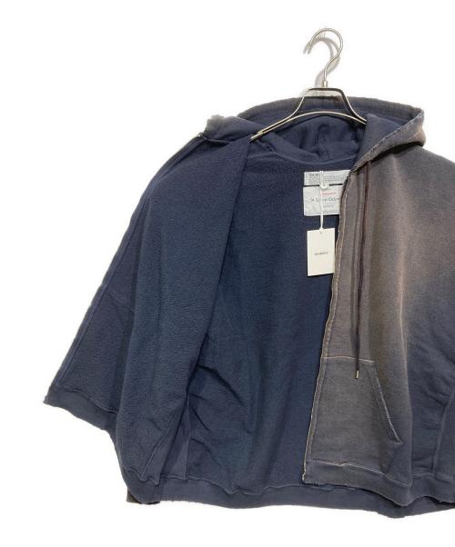 DAIRIKU（ダイリク）DAIRIKU (ダイリク) Water-Proof Vintage Hoodie ブラウン×ネイビー サイズ:Mの古着・服飾アイテム