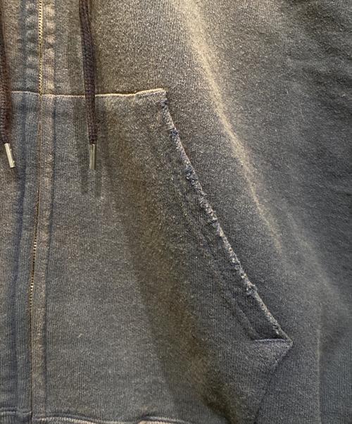 DAIRIKU（ダイリク）DAIRIKU (ダイリク) Water-Proof Vintage Hoodie ブラウン×ネイビー サイズ:Mの古着・服飾アイテム