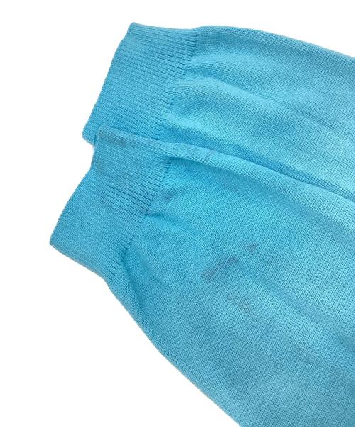 TTT MSW（ティー）TTT MSW (ティー) Diamond Knit Polo ブルー サイズ:Mの古着・服飾アイテム
