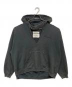 DAIRIKUダイリク）の古着「Water-Repellent Skipper Cut Off Hoodie」｜ブラック