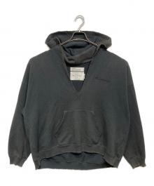 DAIRIKU（ダイリク）の古着「Water-Repellent Skipper Cut Off Hoodie」｜ブラック