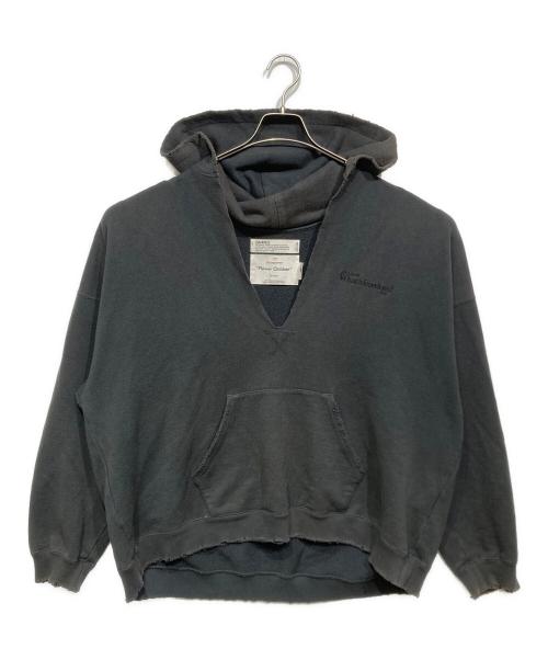 DAIRIKU（ダイリク）DAIRIKU (ダイリク) Water-Repellent Skipper Cut Off Hoodie ブラック サイズ:Mの古着・服飾アイテム