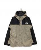 THE NORTH FACEザ ノース フェイス）の古着「マウンテンライトジャケット」｜ベージュ×ブラック
