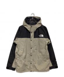 THE NORTH FACE（ザ ノース フェイス）の古着「マウンテンライトジャケット」｜ベージュ×ブラック